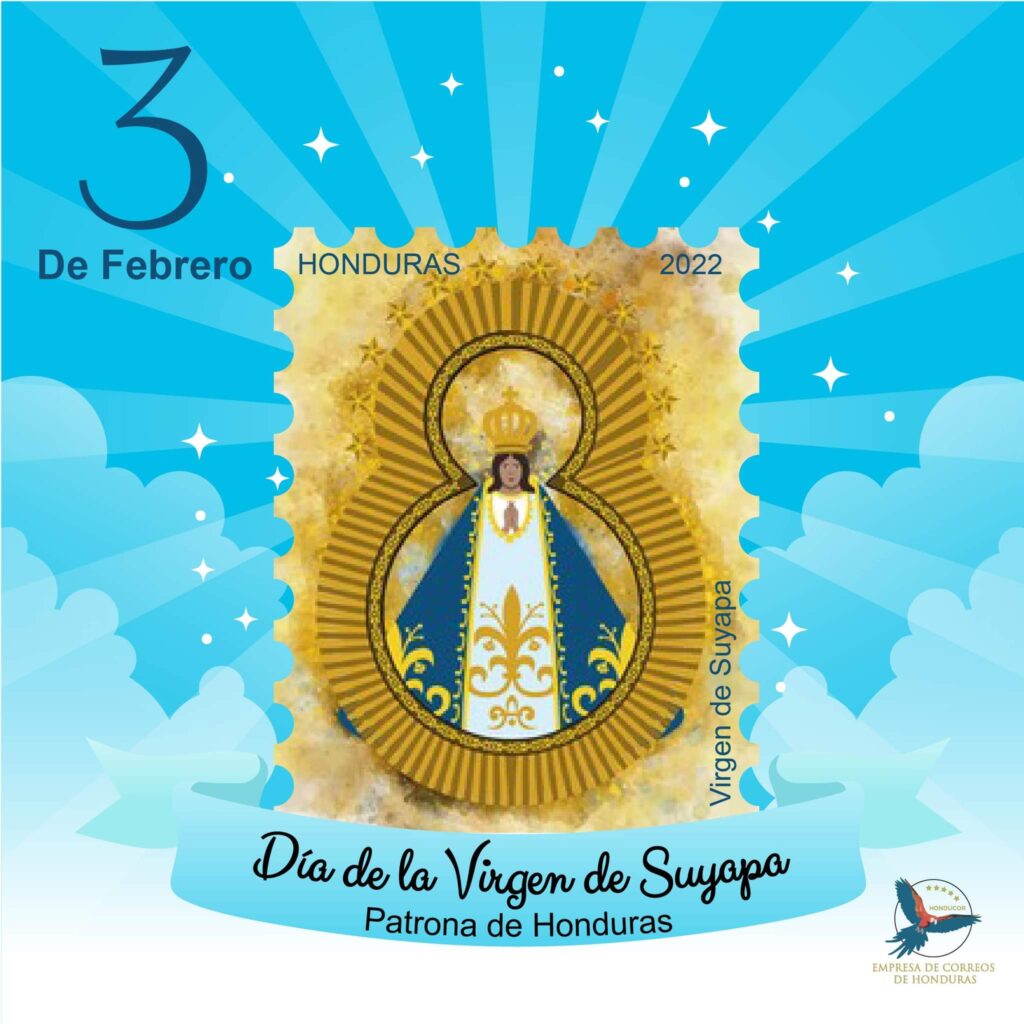 De Febrero D A De La Virgen De Suyapa Correo Nacional De Honduras